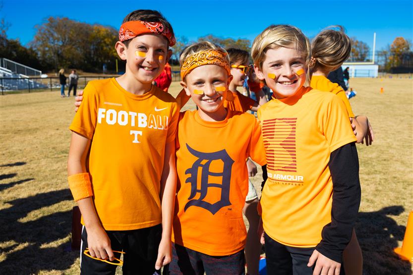Students enjoy field day